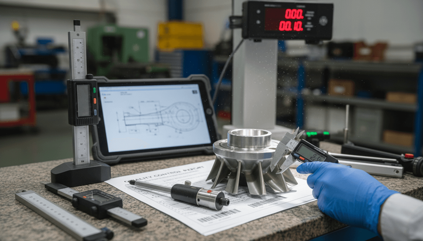 Precision quality inspection and measurement for industrial manufacturing