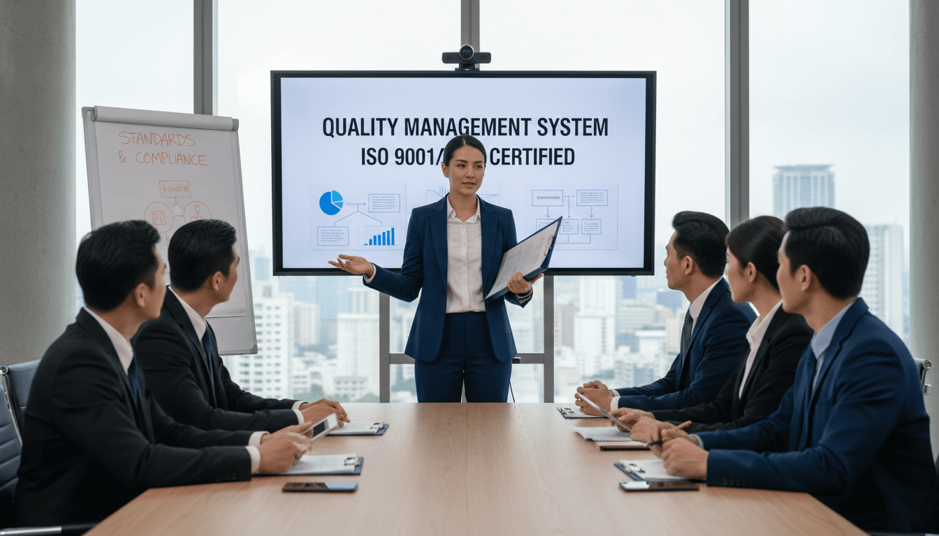 ISO 9001 and ISO 13485 support